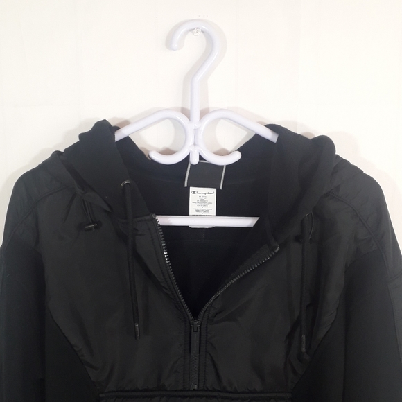 Champion sideline Black half zip hoodie with pockets - Picture 9 of 15